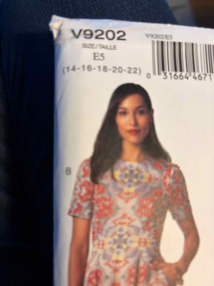Photo of free Vogue dress pattern size 14-22 (Hitchin Herts SG4) #3