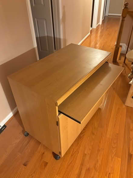 Photo of free Computer desk with storage 36x20x30 (Kinross Cir, Herndon) #2
