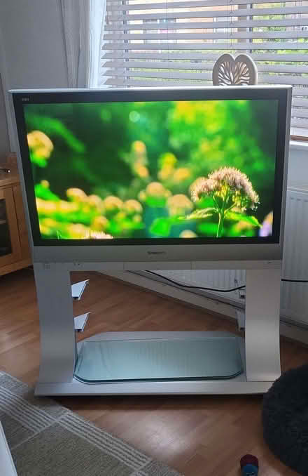 Photo of free Panasonic TV and stand (Glazebury WA3) #1