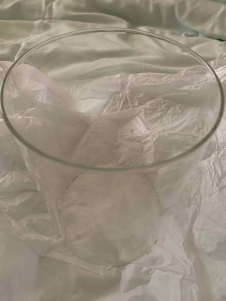 Photo of free 2 clear glass lampshades (Haworth BD22) #1