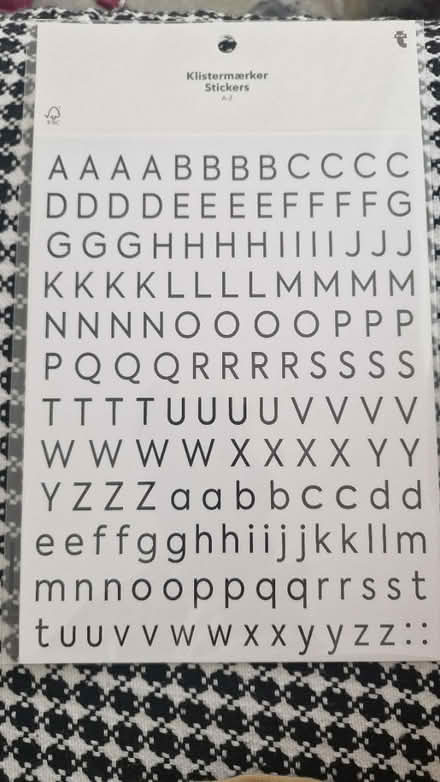 Photo of free Alphabet sticker pack new (Surbiton KT5) #1