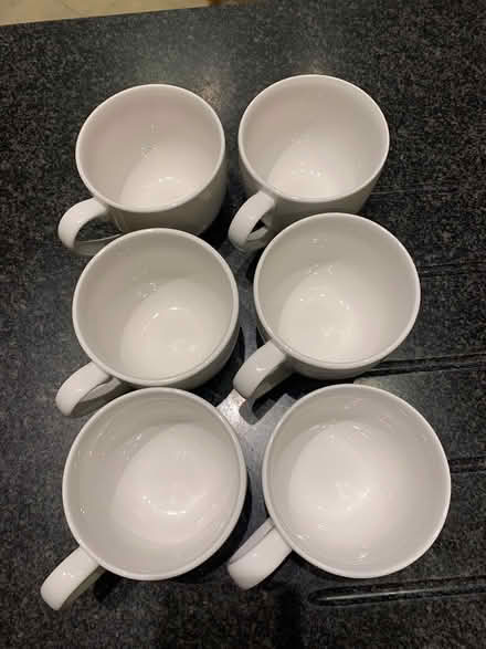 Photo of free 6 Large White China Mugs (Altrincham, WA15) #1
