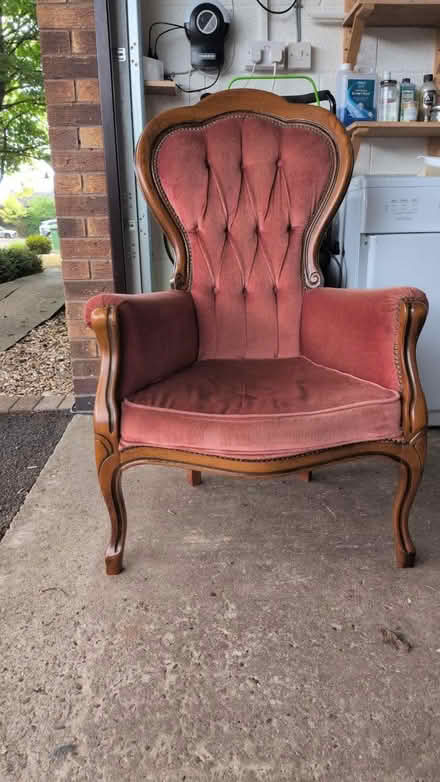 Photo of free Chair, some reupholstering (Yarnfield, Stone ST15) #1