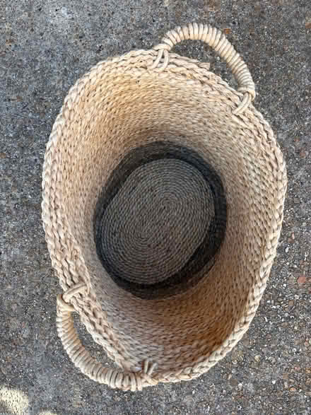 Photo of free Raffia basket 19” (50cm) tall (Seaford BN25) #1