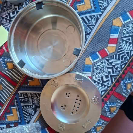 Photo of free Anti-splash dog water bowl, stainless steel (Charminster BH8) #3