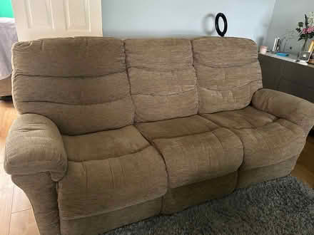 Photo of free 3-Seater Manual Recliner Sofa (Narborough LE19) #1