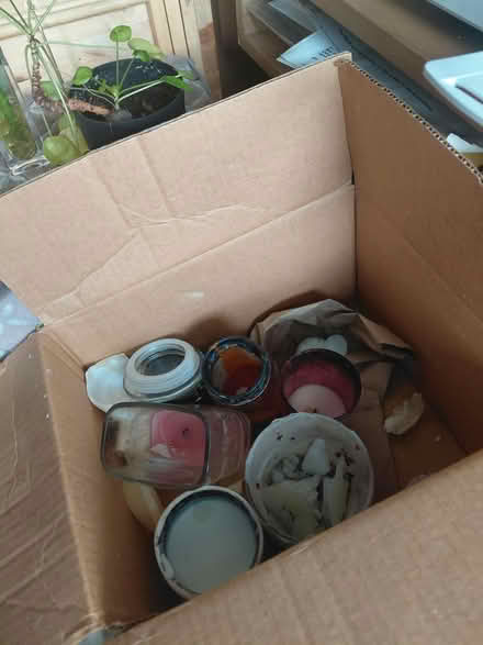 Photo of free Glass jars w/ candles remnants (Northern va) #2