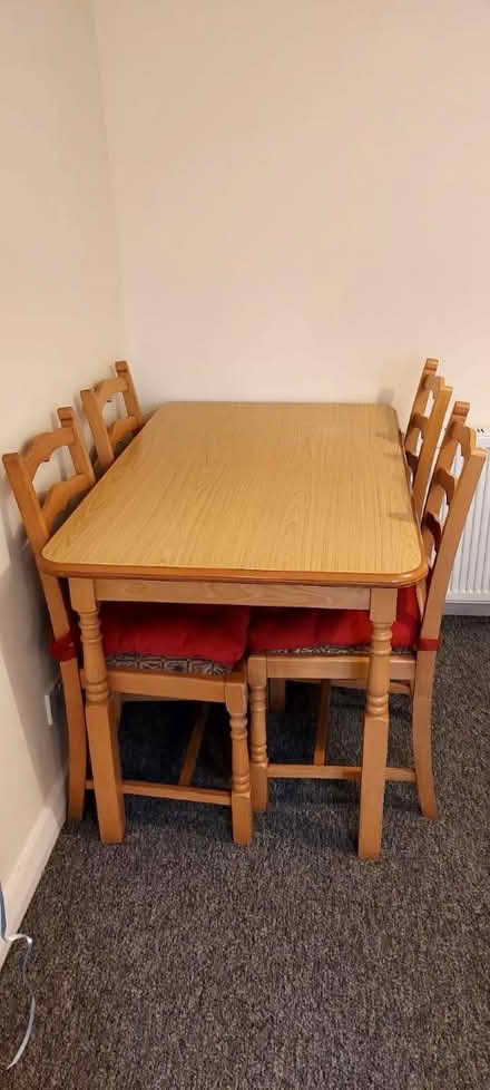 Photo of free Sofa, table/ chairs/ bookshelve (Rosyth KY11) #2