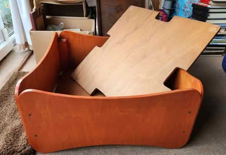 Photo of free Wooden storage unit on castors (Vicars Cross CH3) #1