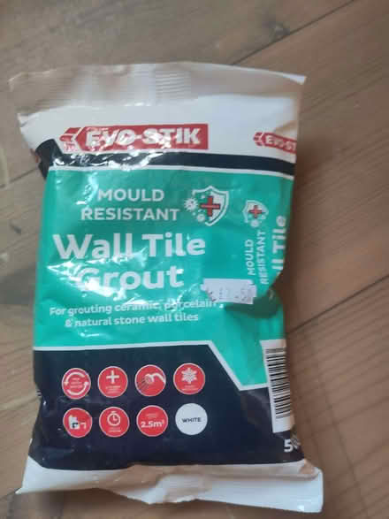 Photo of free White grout for tiling (Cowley OX4) #1