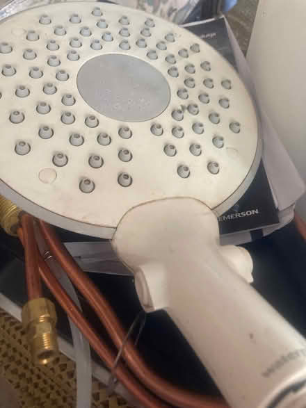 Photo of free Plastic showerhead (Foothill Boulevard Cupertino) #1
