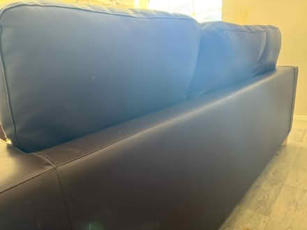 Photo of free 3 seather leather couch (LE13 0) #1