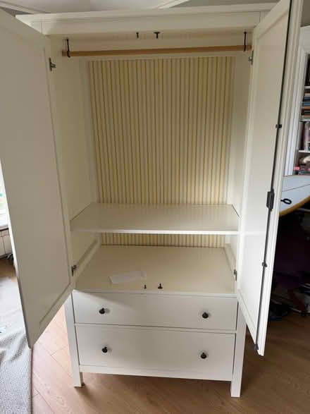 Photo of free White wardrobe (Ballybrack Shankill) #3