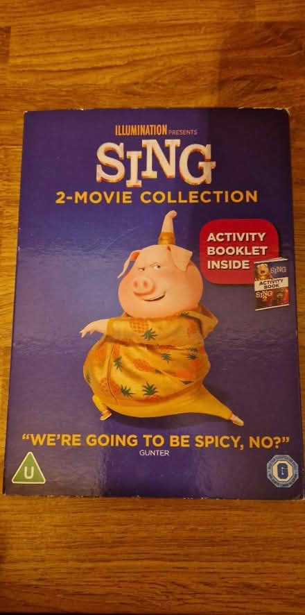 Photo of free Sing Movie DVD (DE21 spondon) #1