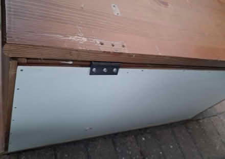 Photo of free Wooden Lidded Storage Trunk (Hastings Hill SR4) #4