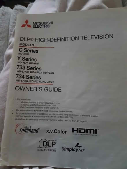 Photo of free Giant Mitsubishi TV (Las Vegas NV, NW side of town) #2