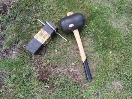 Photo of free Driver block for metal fence post spike with mallet (Waterlooville PO8) #1