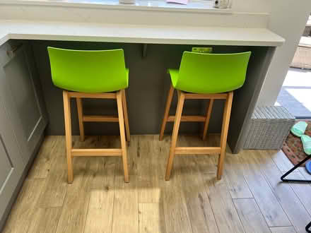 Photo of free Oak bar stools (Cardiff CF14) #1