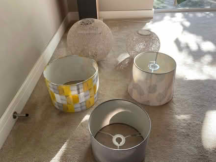 Photo of free 5 assorted lamp shades (Fleetville AL1) #2