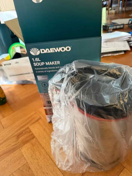 Photo of free Daewoo soup maker (unused) (Maiden Erlegh Nature Reserve RG6) #2