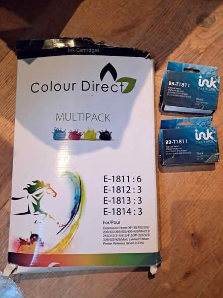 Photo of free Ink cartridges unused for Epson (OX25, Weston on the green) #1