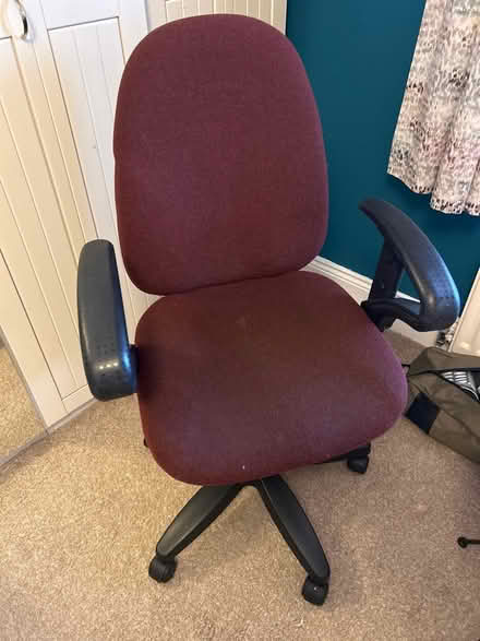 Photo of free Office chair with arm rests (Blyth NE24) #1