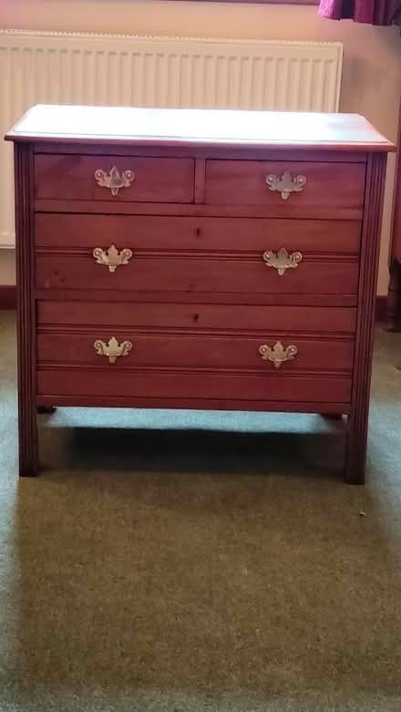 Photo of free Satinwood chest of drawers (Apperley GL19) #1