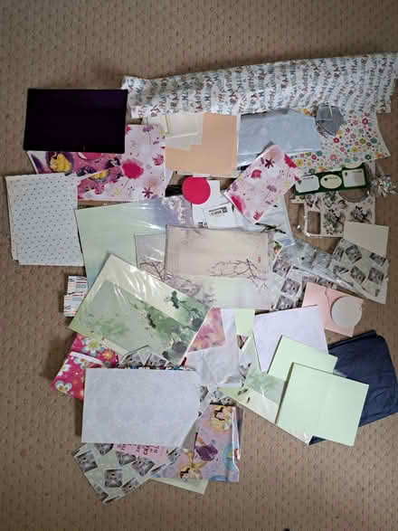 Photo of free Wrapping paper, labels, accessories etc (Milber TQ12) #1