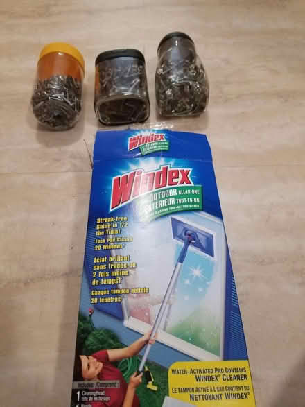 Photo of free misc screws and a window cleaner (Hunt Club) #1