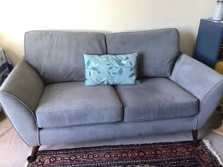 Photo of free French connection grey / blue sofa (Guildford.) #1