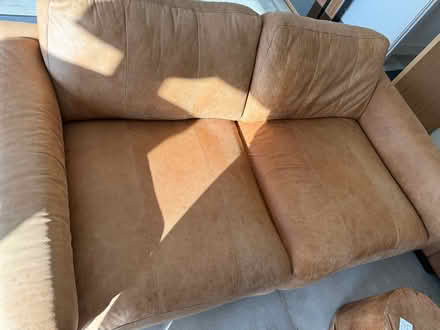 Photo of free 2 leather sofas from DFS , 4.5 years old (Leigh-on-Mendip CP BA3) #3