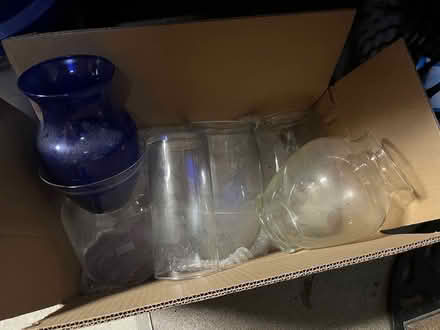 Photo of free box of glass vases (Ithaca - West Side) #1