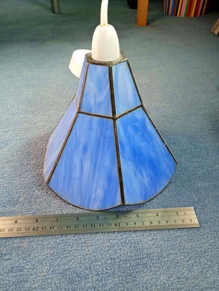 Photo of free Blue lampshade plus fittings (Bathampton BA2) #1