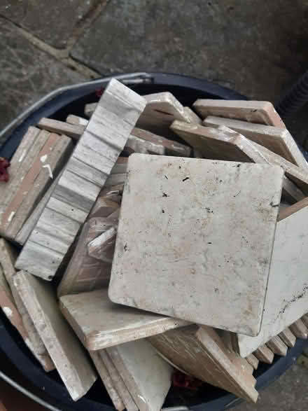 Photo of free Used 4x4 tiles 100 (Darlington) #3