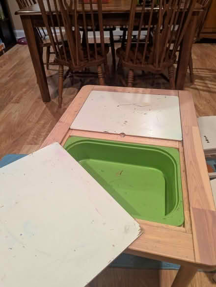Photo of free Little Kids Art Table and 2 Chairs (Barrington) #2