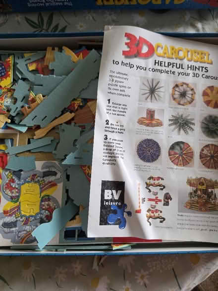 Photo of free Vintage 3D carousel jigsaw puzzle (Rufford L40) #3