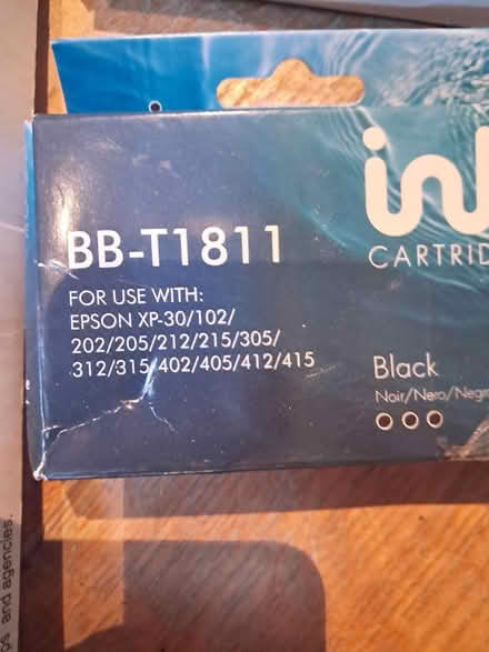 Photo of free Ink cartridges unused for Epson (OX25, Weston on the green) #2