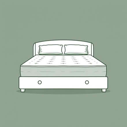 Photo of A queen size bed and mattress with storage (St Mellons CF3) #1
