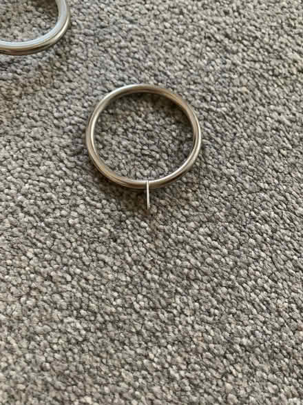 Photo of free 22 metal curtain pole rings (Emsworth PO10) #1