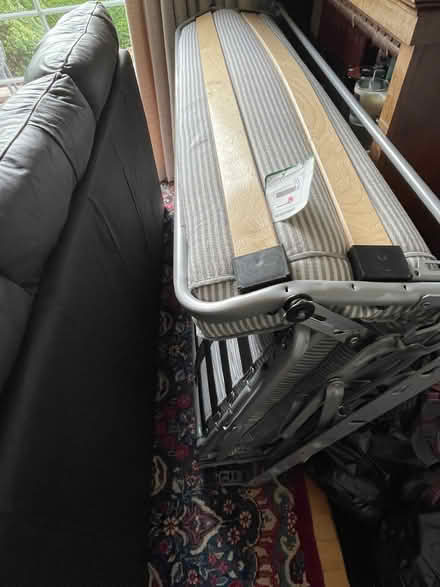 Photo of free 3 Seater leather sofa bed (Fairmilehead EH10) #2