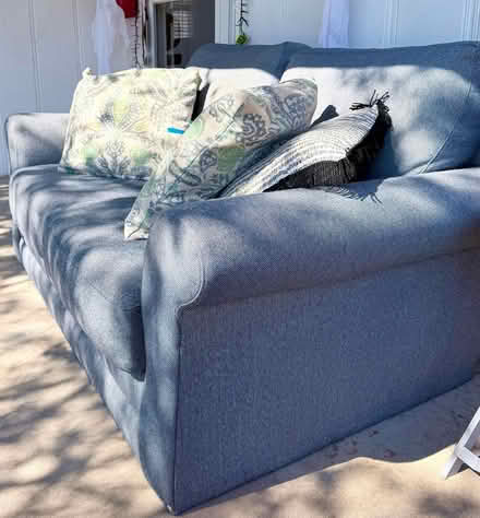 Photo of free Blue loveseat (Florence Park South) #1