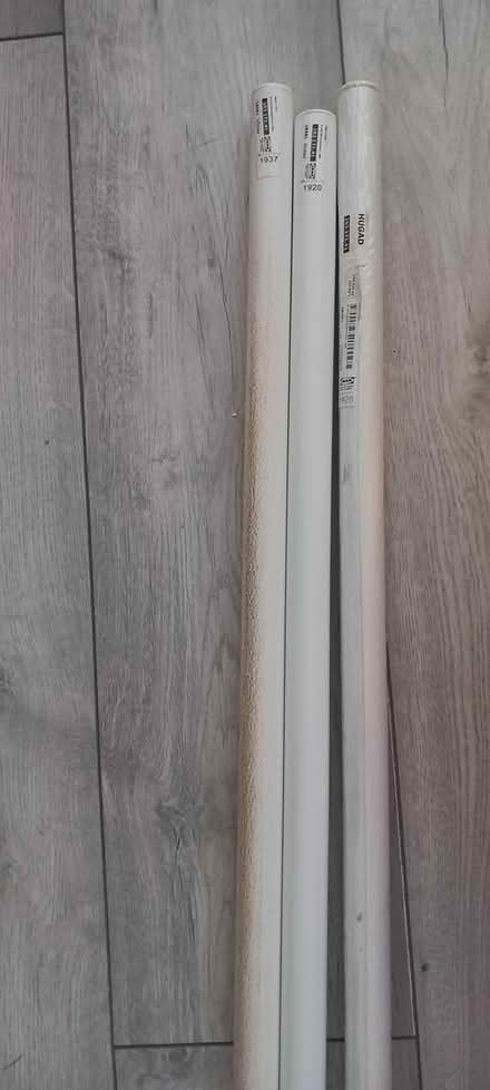 Photo of free Ikea Hugard extending white poles (Plumstead Common SE18) #2