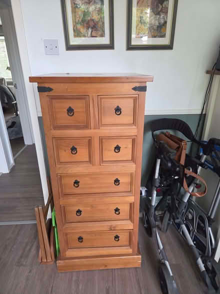 Photo of free Wooden chest of drawers (Dean Row SK9) #1