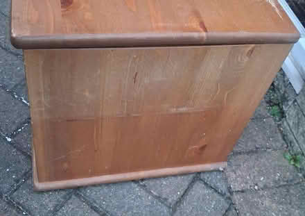 Photo of free Wooden Lidded Storage Trunk (Hastings Hill SR4) #2