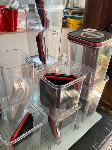 Photo of free Storage jars with sealing lids (Colchester station CO4) #1