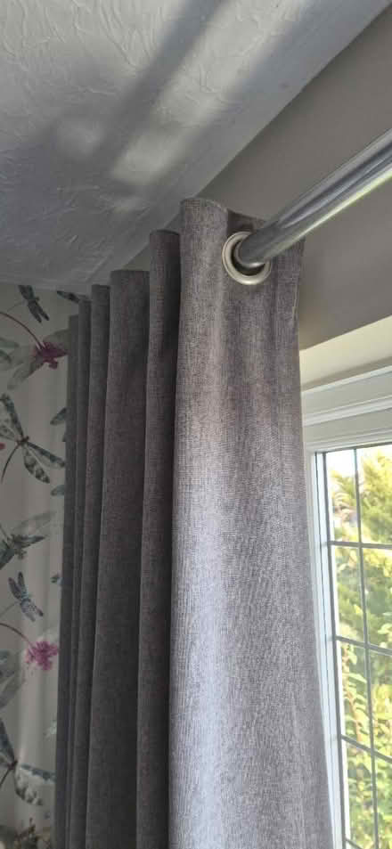 Photo of free Pair of grey curtains dunelm (Narborough LE19) #1