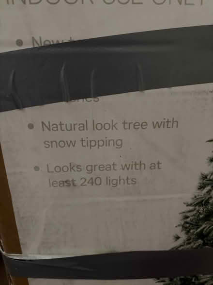 Photo of free Homebase 7 ft Xmas Tree (Hitchin Herts SG4) #3