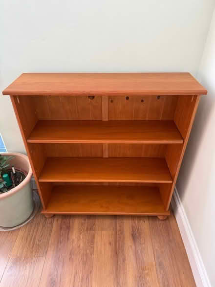 Photo of free Small Pine Bookcase / Shelving Unit (Hadleigh SS7) #1