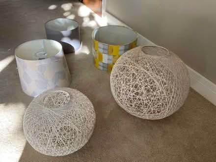 Photo of free 5 assorted lamp shades (Fleetville AL1) #1