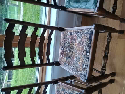 Photo of free Set of 4 dining chairs (Guilsfield SY21) #1